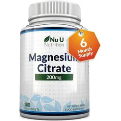 Nu U Nutrition Magnesiumcitrat 200mg 180 St