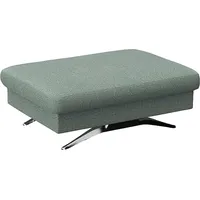 flexlux Pouf Glow Sitzhocker Leder 95 x 81 x 65 cm Blau