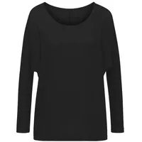 LASCANA Langarmshirt Damen schwarz Gr.32/34