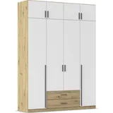 Rauch Wäscheschrank GAMMA 181 x 248 x 54 cm Eiche artisan/Alpinweiß