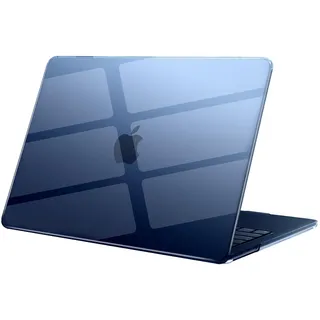 eleger Hülle kompatibel mit MacBook Air 13 Zoll M4 A3240 M3 A3113 M2 A2681 [Passend zur Mitternacht des Mac], erschienen 2025 2024 2022, Harte Case für Mac Book Air 13,6 Zoll, Mitternachtsklar