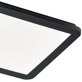 Trio Camillus 1 LED-Deckenleuchte 30 cm x 30 cm schwarz Opal