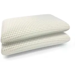 Dmora Kopfkissen Cancro, Ergonomisches Kissen „Seife“ aus Memory-Schaum, 100 % hergestellt in Italien, 71x41h13 cm, einzeln