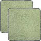 Erwin Müller Microfasertuch 2er-Pack Microfaser jade Größe 40x40 cm