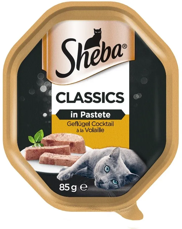 SHEBA Classics in Pastete Geflügel Cocktail 85g