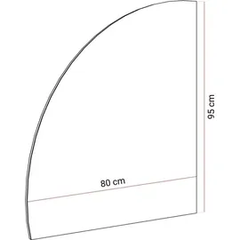 lookway QUINNIE 80 x 95 cm Transparent