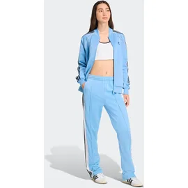 adidas Sporthose ADIDAS ORIGINALS "ADIBREAK", Damen, Gr. M, N-Gr, schwarz (ashblu, schwarz n, gr, normal, gr.), Obermaterial: 100% Polyester, Hosen Sporthose, lockerer Schnitt, mit Seitentaschen, aus weichem Trikotmaterial