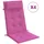 vidaXL Hochlehner Auflage 4 St. 0 x 0 x 0 cm rosa