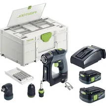 Festool CXS 12 2,5-Set inkl. 2 x 2,5 Ah + Ladegerät + Koffer