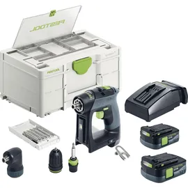 Festool CXS 12 2,5-Set inkl. 2 x 2,5 Ah + Ladegerät + Koffer
