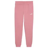 Puma ESS Small No. 1 Logo Sweatpants FL cl Hosen Rosa S