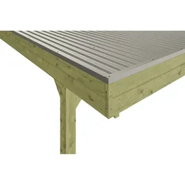 SKANHOLZ Friesland Hybrid Set 11 3,14 x 5,55 m grün inkl. Rück- und Seitenwände