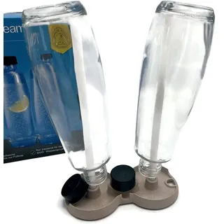 STYYL Abtropfhalter passend für z.B. für Sodastream Duo Flaschen Flaschenhalter Abtropfständer Abtropfgestell (1 Halter)