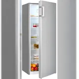 Exquisit KS320-V-H-010E Kühlschrank (242 l, 1434 mm hoch, Inoxlook)