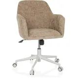 hjh living Home Office Bürostuhl SOLAO HOME Stoff Beige