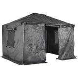 Sojag Pavillon Winterabdeckung für Pavillon 305 cm x 14 grau