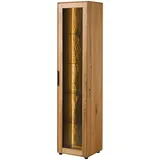 MASSIVMOEBEL24.DE Vitrine LINDAU 46 x 43 x 203 cm Beige