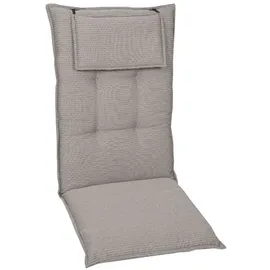 Sesselauflage 100 x 50 x 7 cm grau 1 St.