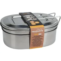 REDCLIFFS Lunchbox MENAZKA aus Edelstahl 1,2 l,