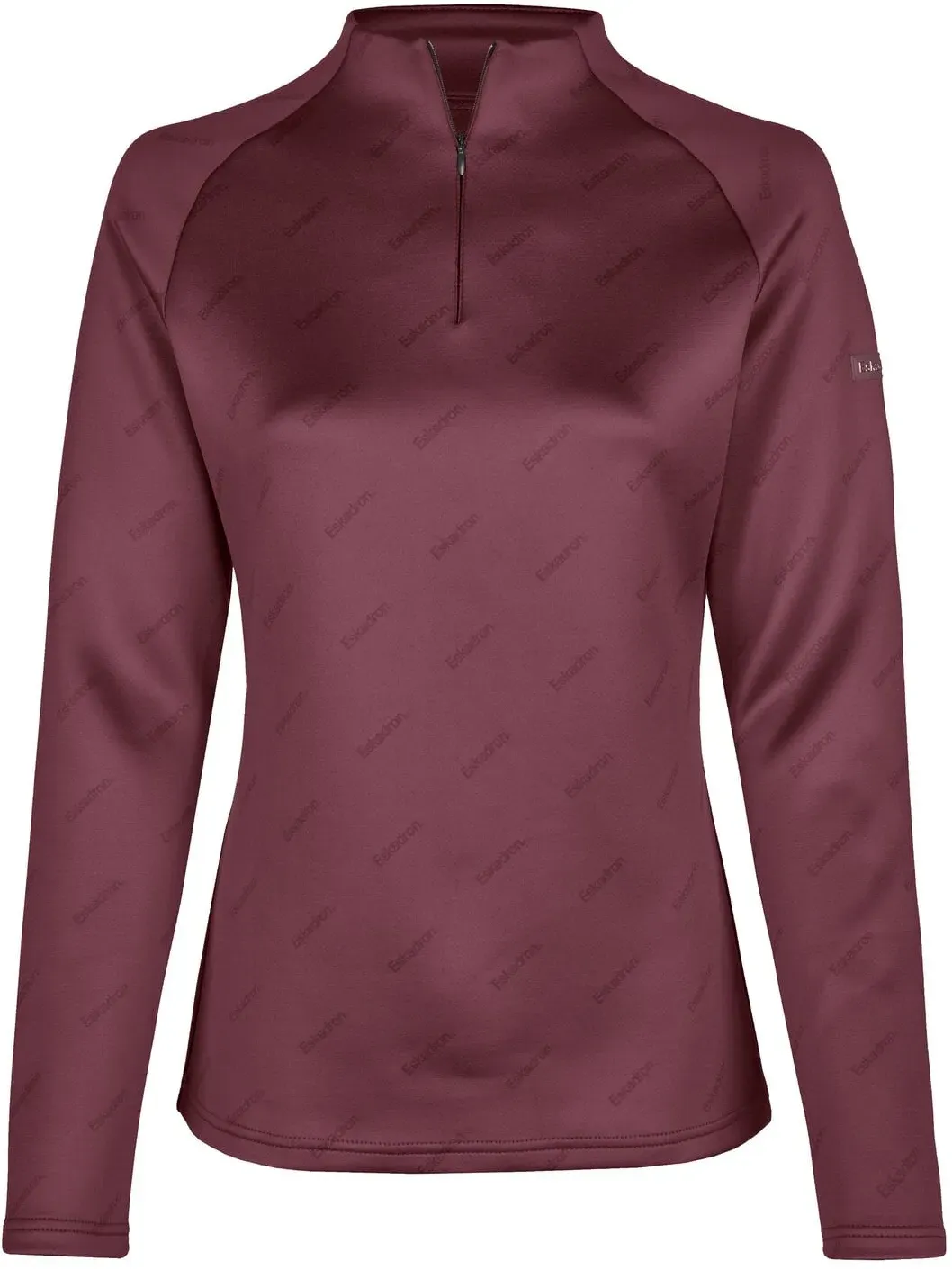 ESKADRON Heritage Langarmshirt Half-Zip cassis XXS