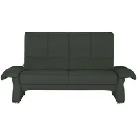 HIMOLLA Ledersofa 6001 ¦ grün ¦ Maße (cm): B: 173 H: 102 T: 86.0