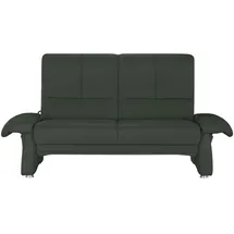 HIMOLLA Ledersofa 6001 ¦ grün ¦ Maße (cm): B: 173 H: 102 T: 86.0