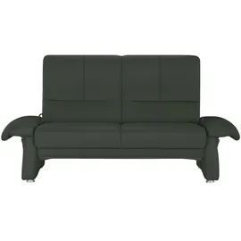 HIMOLLA Ledersofa 6001 ¦ grün ¦ Maße (cm): B: 173 H: 102 T: 86.0