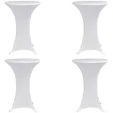 deluke Stehtischhusse AMAU Weiß Ø 70 cm 4er Set