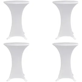 deluke Stehtischhusse AMAU Weiß Ø 70 cm 4er Set