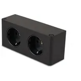 Kalb Material Für Möbel Steckdosenleiste 2-fach Schwarz 2 St.