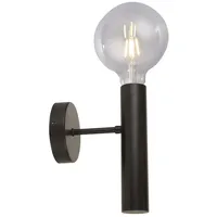 Searchlight Wandleuchte Treppenhauslampe Flurleuchte Stahl schwarz matt Küche E27