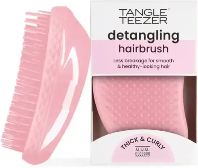 Tangle Teezer Haarbürste Dick & Lockig, Düsterrosa