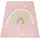 Paco Home Kinderteppich Teppich Kinderzimmer Mädchen Jungs Verschiedene Motive Und Größen, Grösse:80x150 cm, Farbe:Rosa Weiß