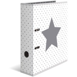 HERMA Stars Motivordner Weiß gepunktet mit Stern 7,0 cm DIN A4