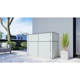 BERTILO HPL Geräteschrank Terrace - 6 mm grau