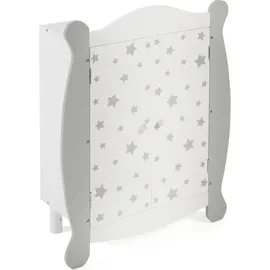 Bayer Chic 2000 Bayer Chic Puppen-Kleiderschrank Stars grey