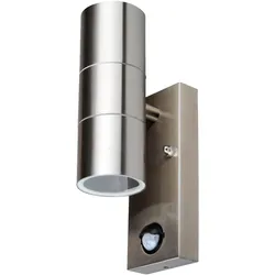 Außen Wand Leuchte Bewegungssensor Haus Tür UP DOWN Strahler Fassade  im Set inkl. LED Leuchtmittel