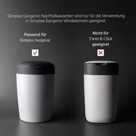 TOMMEE TIPPEE Simplee Sangenic Nachfüllkassette 6 Stück