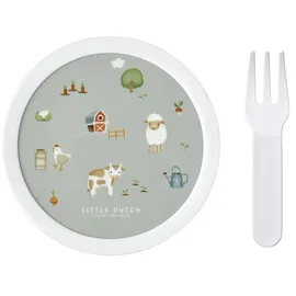 Mepal Campus Fruchtbox 300 ml mit Gabel Little Farm