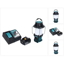 Makita DMR 055 RT1 Akku Radio 18 V FM mit Laterne 360° Taschenlampe + 1x Akku 5,0 Ah + Ladegerät