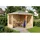 Alpholz Gartenhaus Maik-28 3,25 x 3,25 m Beige