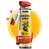 Navelle Wespenspray – Effektive Wespenabwehr & Nestbau-Stopp – Profi 2-Wege Sprühkopf für Präzision & Reichweite – 400ml Insektenspray gegen Wespen & Spinnen – Ideal für Terrasse, Balkon & Garten