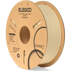 Elegoo PLA-Filament, 1 kg Papierspule, Schwarz,