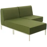 Oviala Gartensofa 144 x 153 x 78 cm Grün