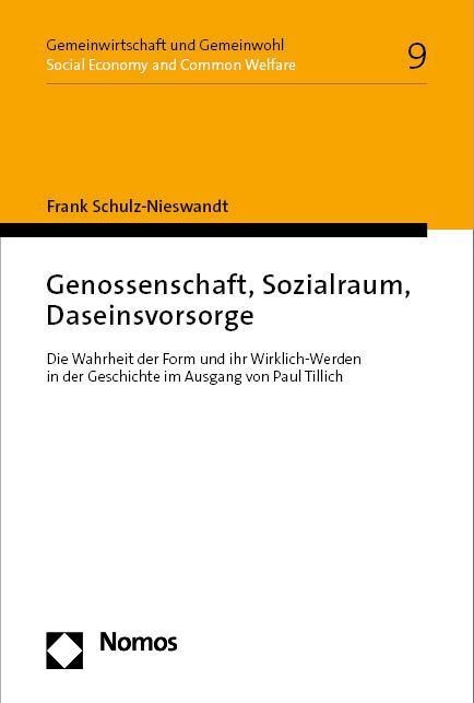 Genossenschaft  Sozialraum  Daseinsvorsorge - Frank Schulz-Nieswandt  Kartoniert (TB)