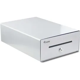 Equip Kassenschublade 4Schein-/4Münzfächer RJ11 POS Silber