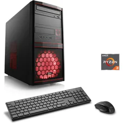 CSL Gaming-PC "Sprint V28886", rot, 8 GB RAM 500 GB SSD, Computer