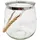 B & S Windlicht Teelicht Landhaus Glas transparent