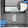 WITEN&NOCK Designheizkörper 550 x 300 mm 195 W weiß Seitenventil