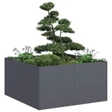 vidaXL Pflanzkübel 120 x 80 x 40 cm Anthrazit